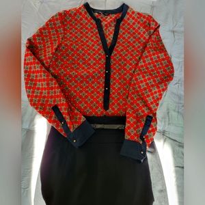 Banana Republic blouse (skirt not included)